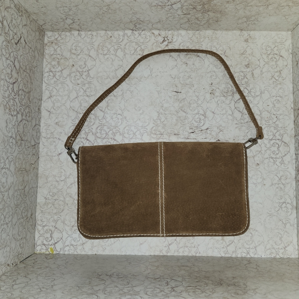 Pelle Studio By Wilsons Leather Suede Shoulder Bag - Picture 2 of 7